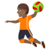 🤾🏾 person playing handball: medium-dark skin tone display on JoyPixels